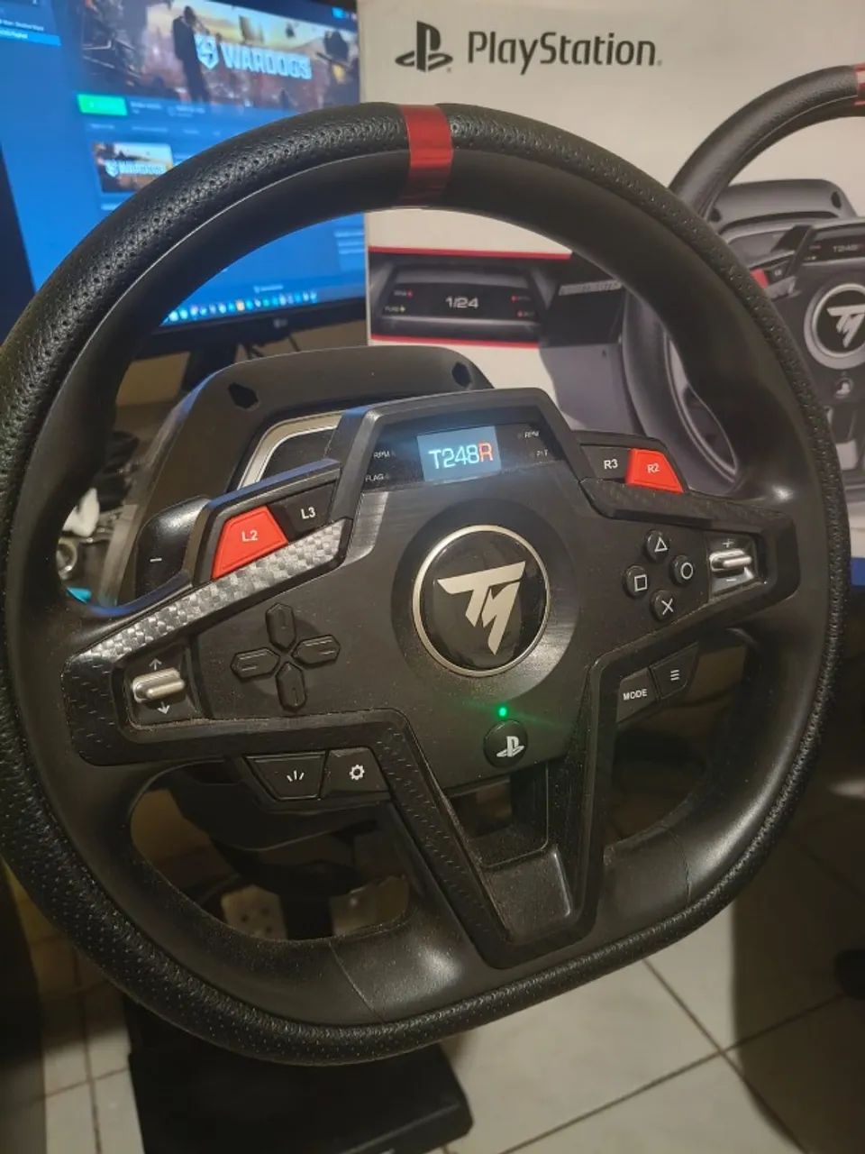 Thrustmaster T248r Para Ps5/pc Usado (Usado) - Foto 2