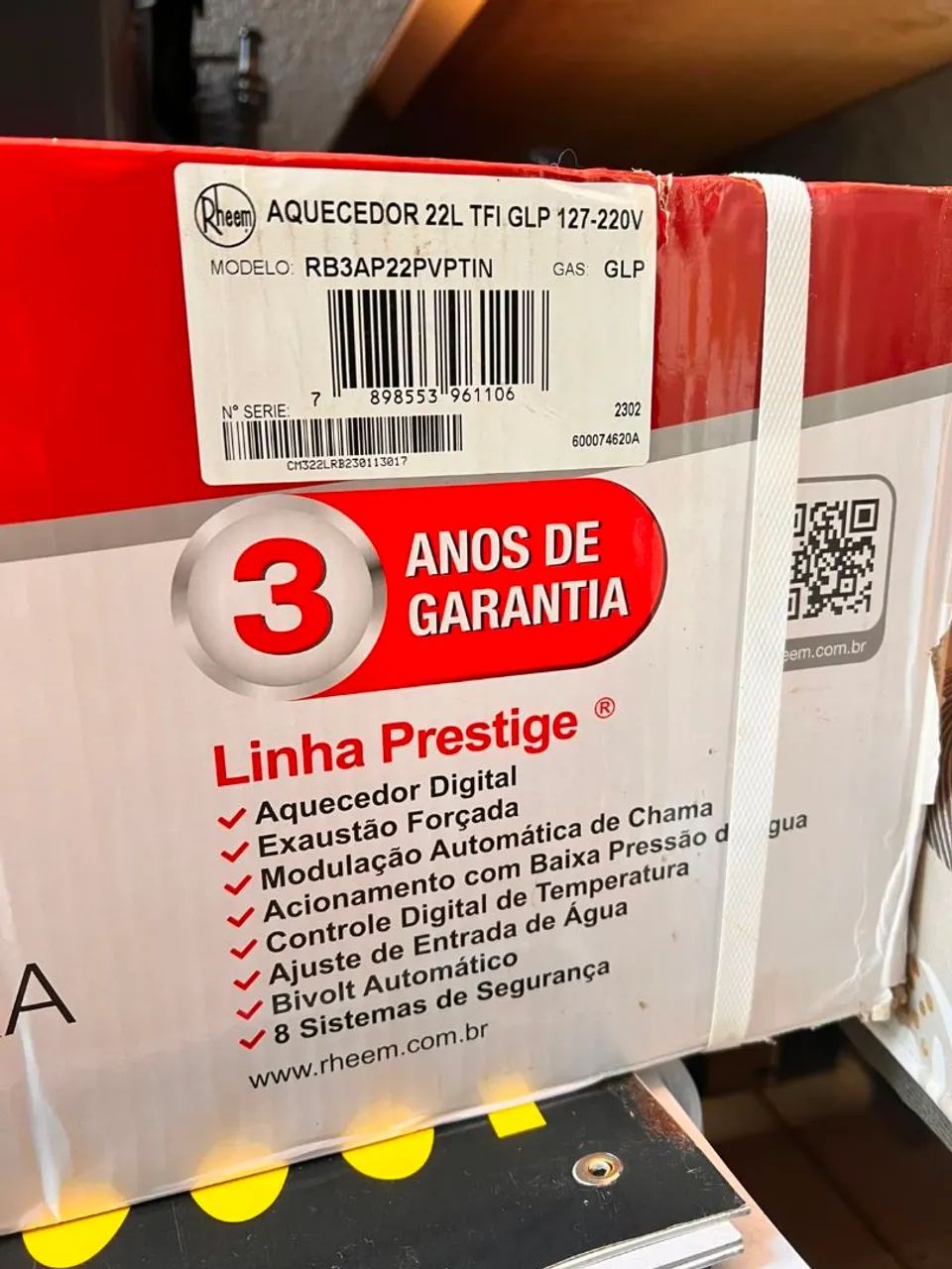 AQUECEDOR A GÁS RHEEM 22 LITROS - MUITO NOVO! - Foto 6