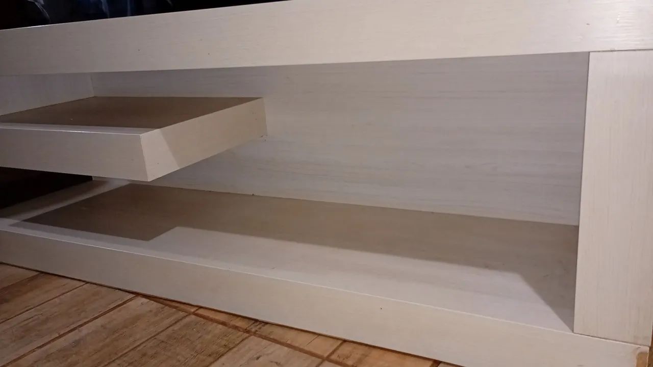 Rack para sala MDF PREMIUM COR GELO 