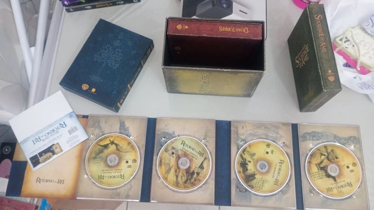 Box DVD Senhor dos Anéis Edição extendida. - Foto 4
