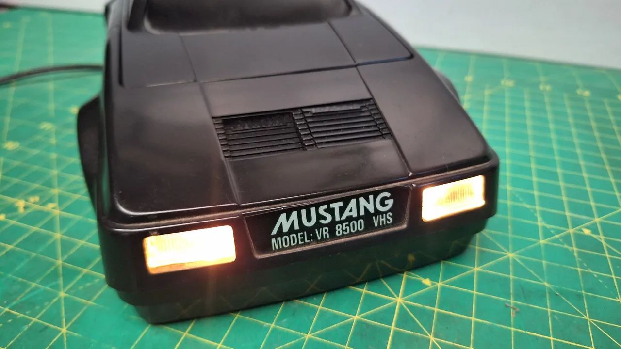 Rebobinador de fitas VHS Mustang funcionando - Foto 2