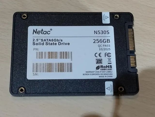 SSD de 256gb Netac - Entrego432209051035248643