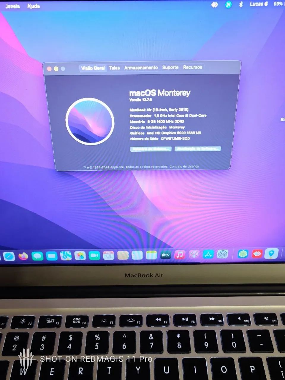 Macbook Air 13 polegadas modelo 2017 - Foto 4