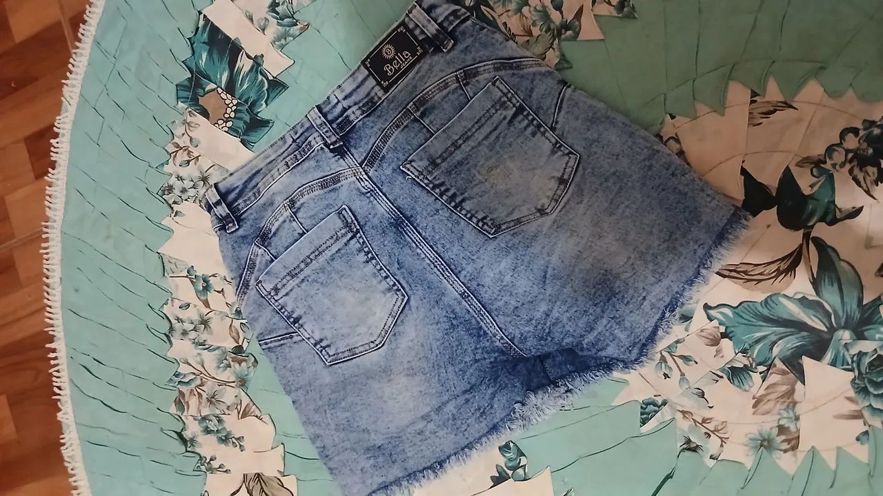 Short saia jeans  - Foto 2