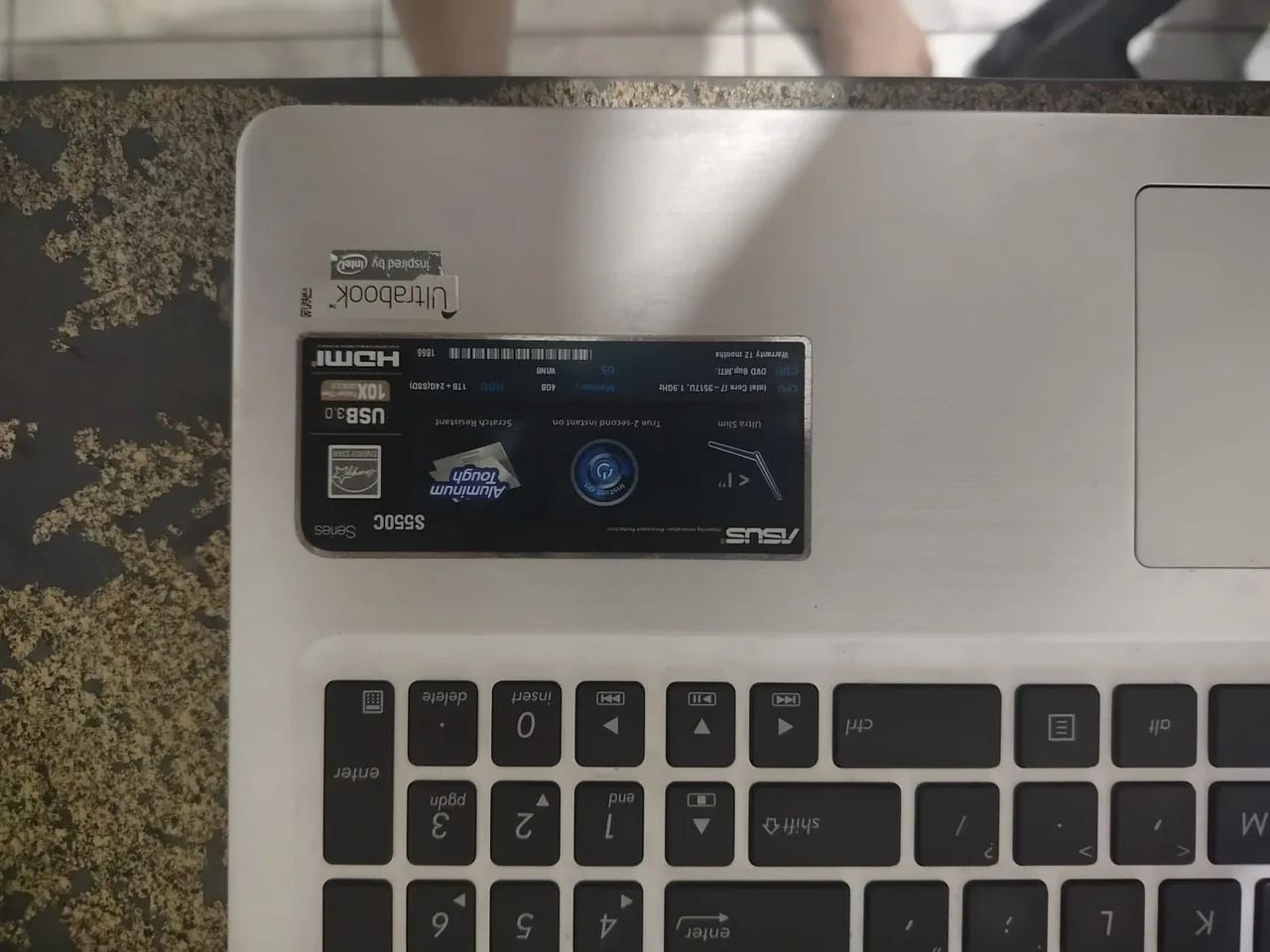Notebook ASUS S550C com Carregador - Para Conserto ou Peças - Foto 2
