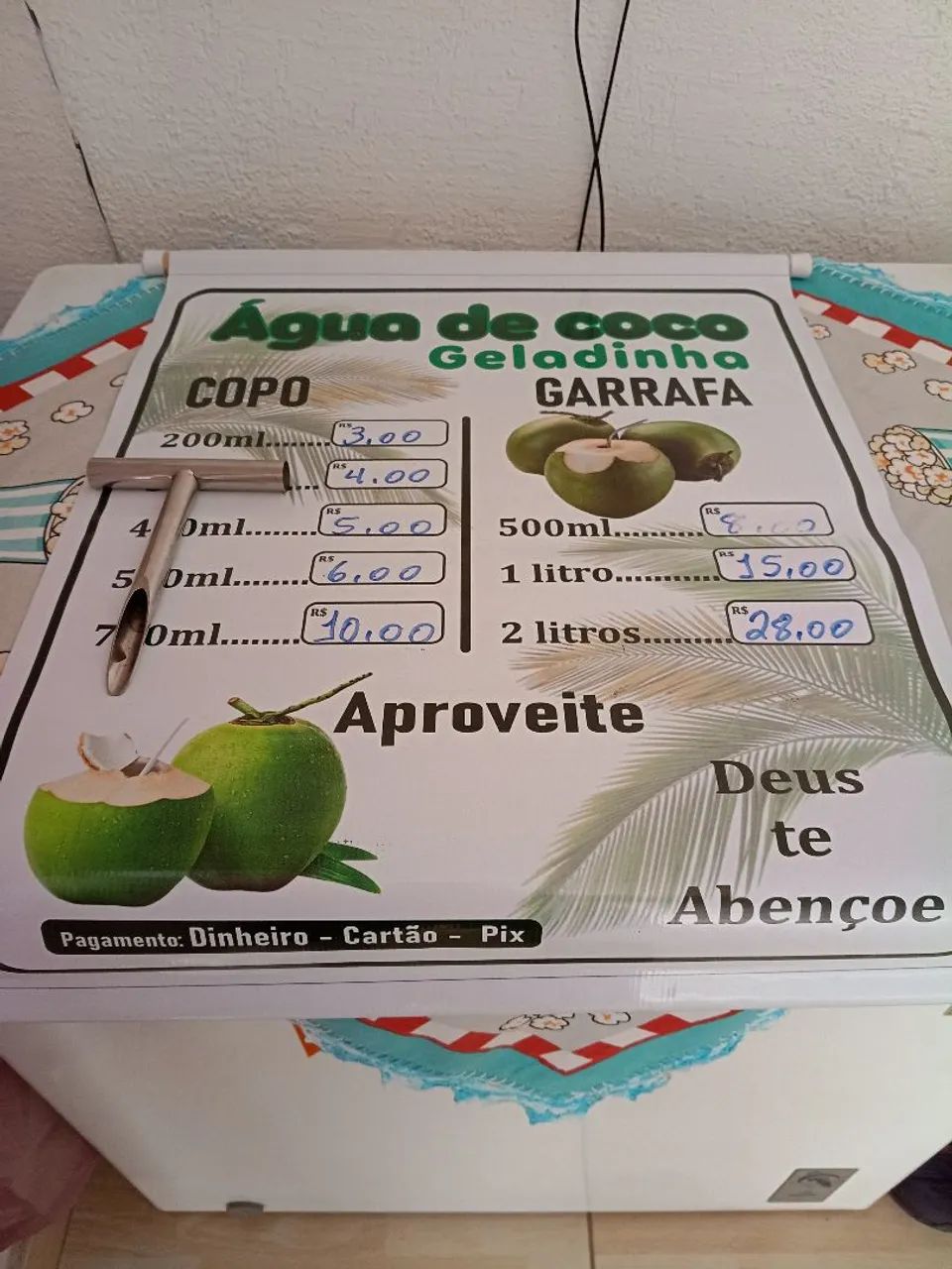 Carrinho de coco vendo carrinho de coco  - Foto 3