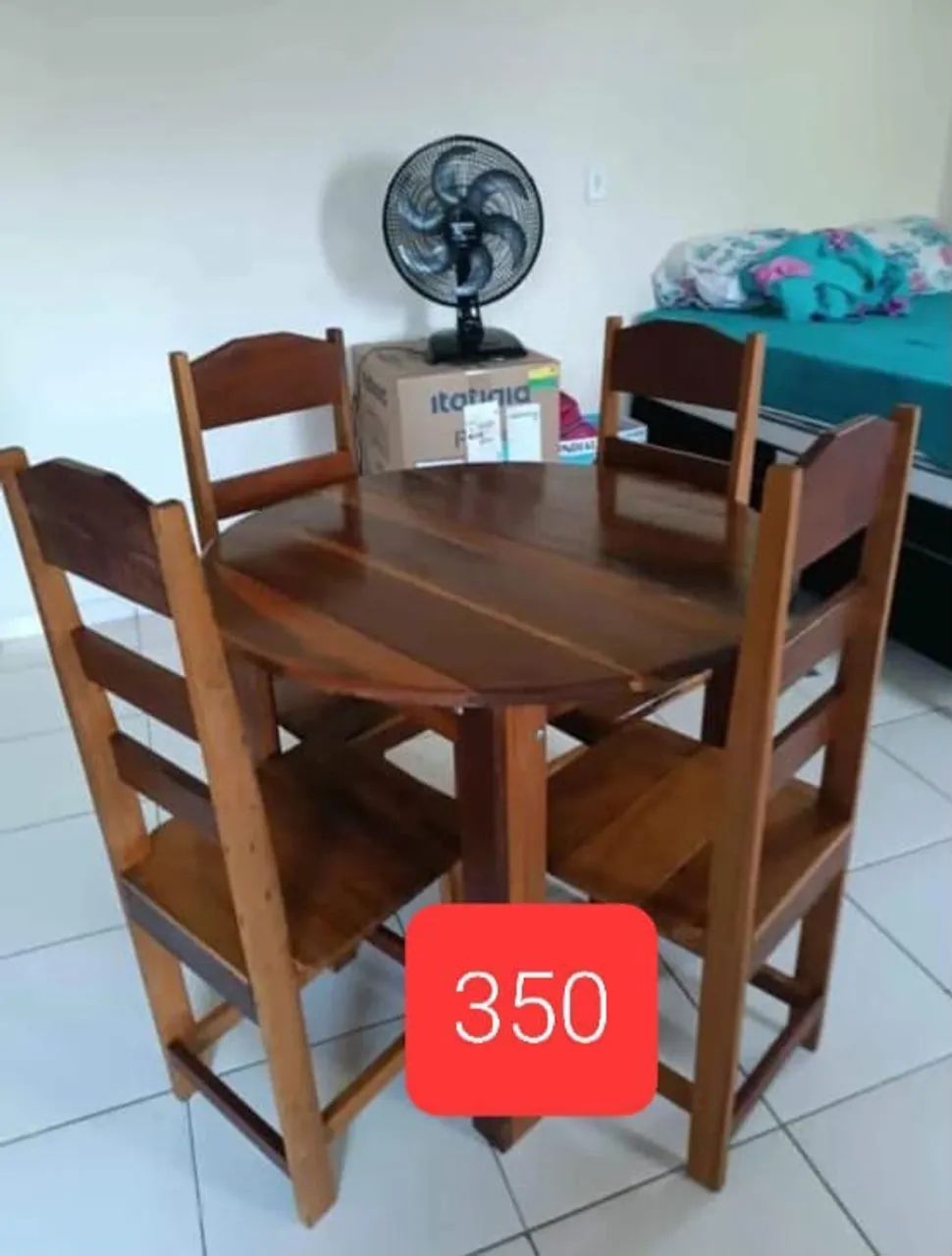 Mesa de madeira 350 Reais - Foto 3