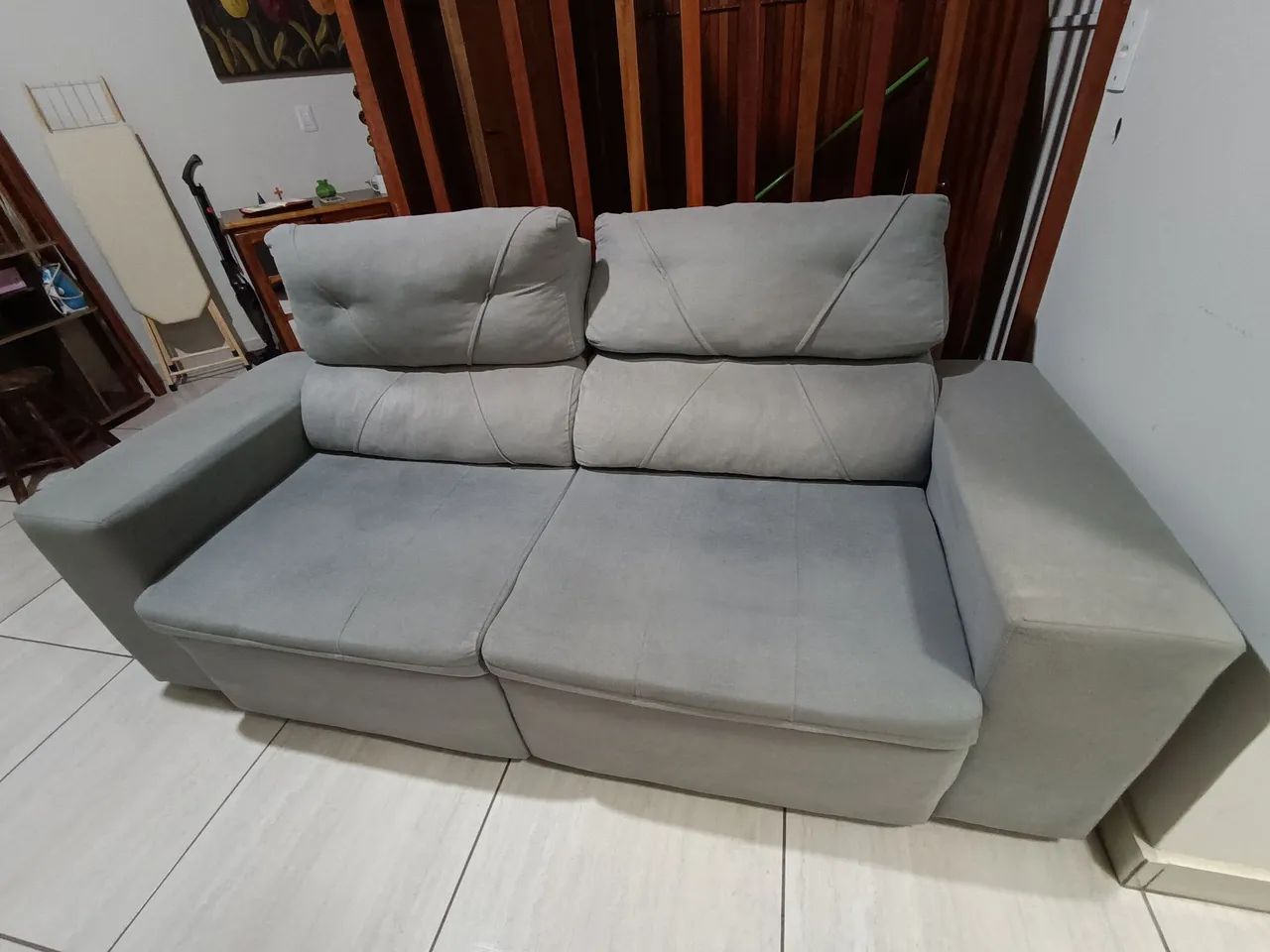 Vendo sofá retrátil e reclinável. - Foto 4