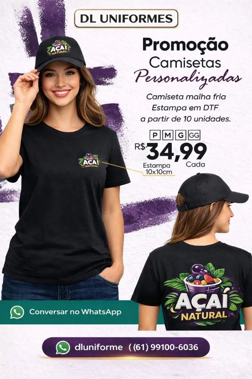 Camiseta Personalizada em DTF