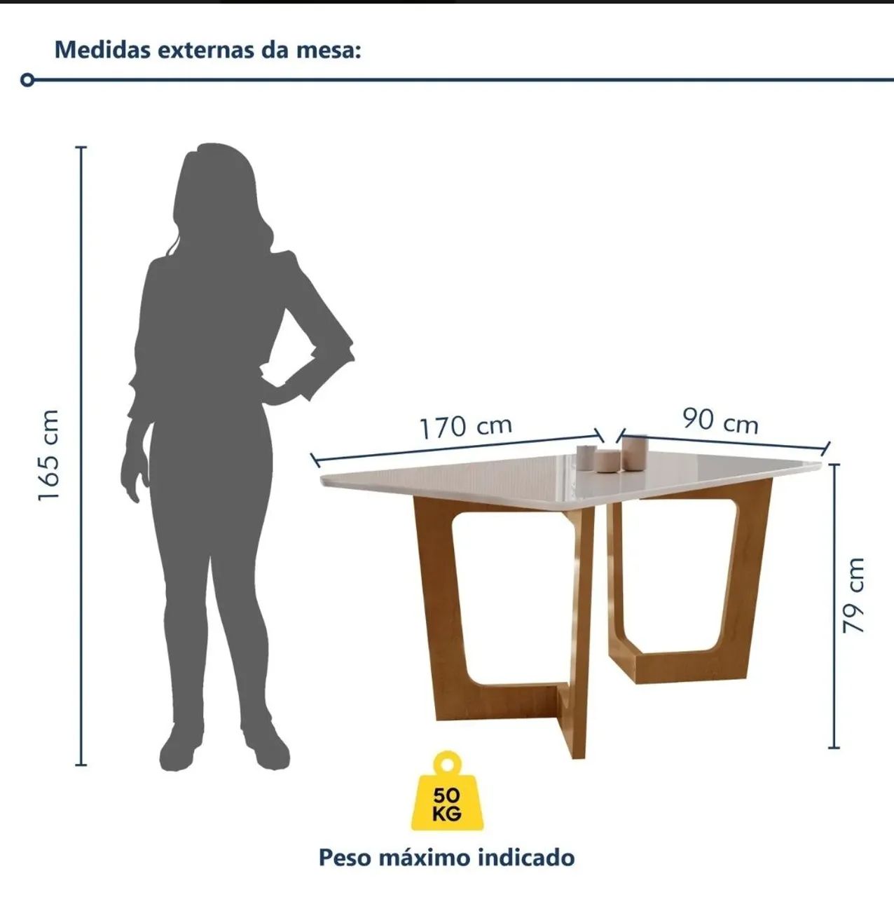 MESA JANTAR C/6 CADEIRAS - Foto 4
