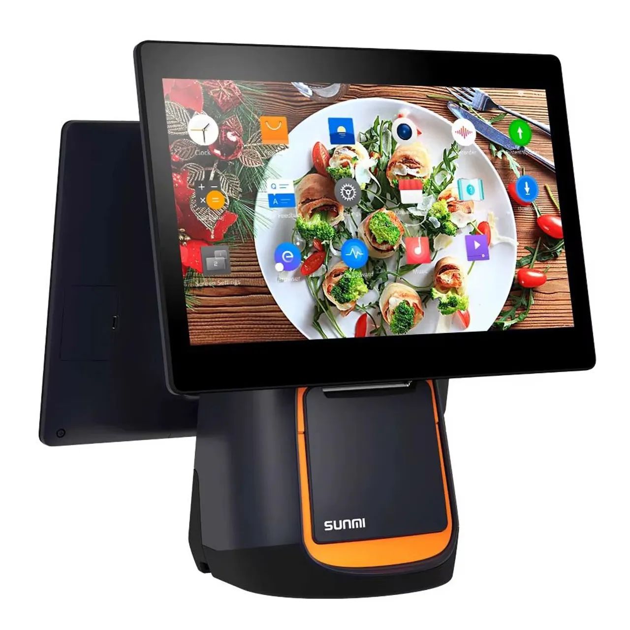 Terminal PDV SUNMI T2 Android Dual Screen Touch 15,6? + 10,1? com Impressora 80mm