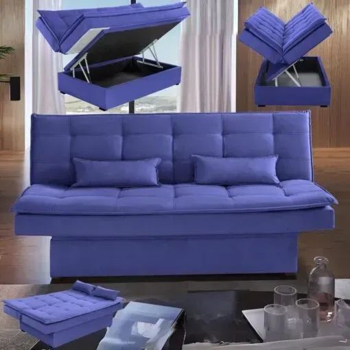 Sofá Cama Baú Búzios  1,80m  Produto Novo!  Pronta Entrega! - Foto 3