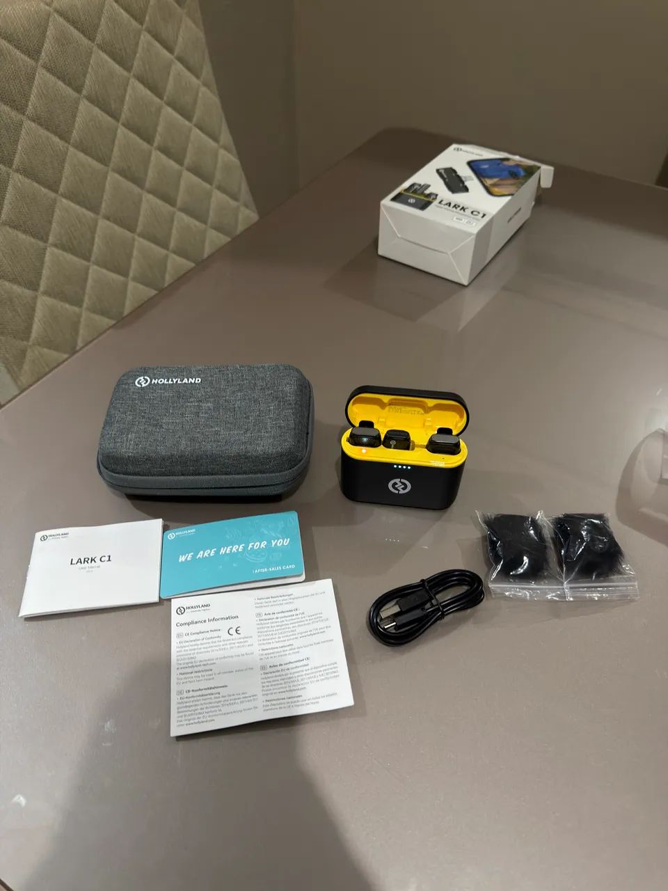 Hollyland Lark C1 USB-C - Microfones e Gravadores - Monte das