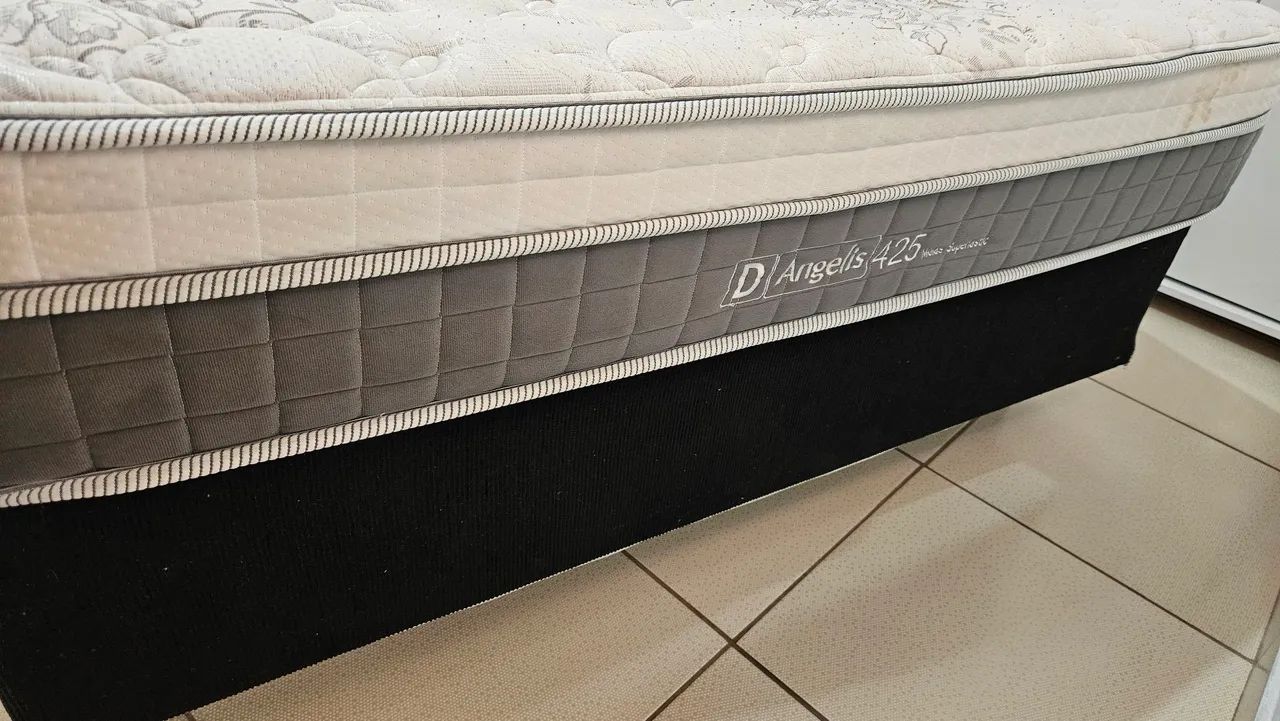 Vendo colchão casal e cama box  - Foto 3