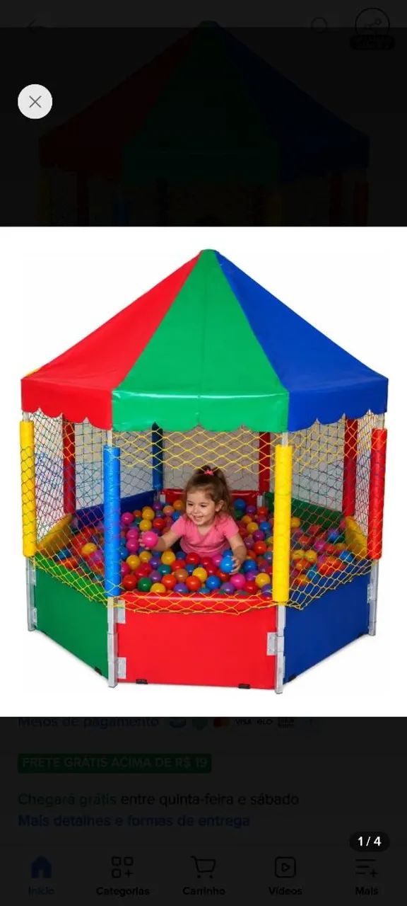 ? CASTELINHO DE BOLINHAS INFANTIL À VENDA ? - Foto 3