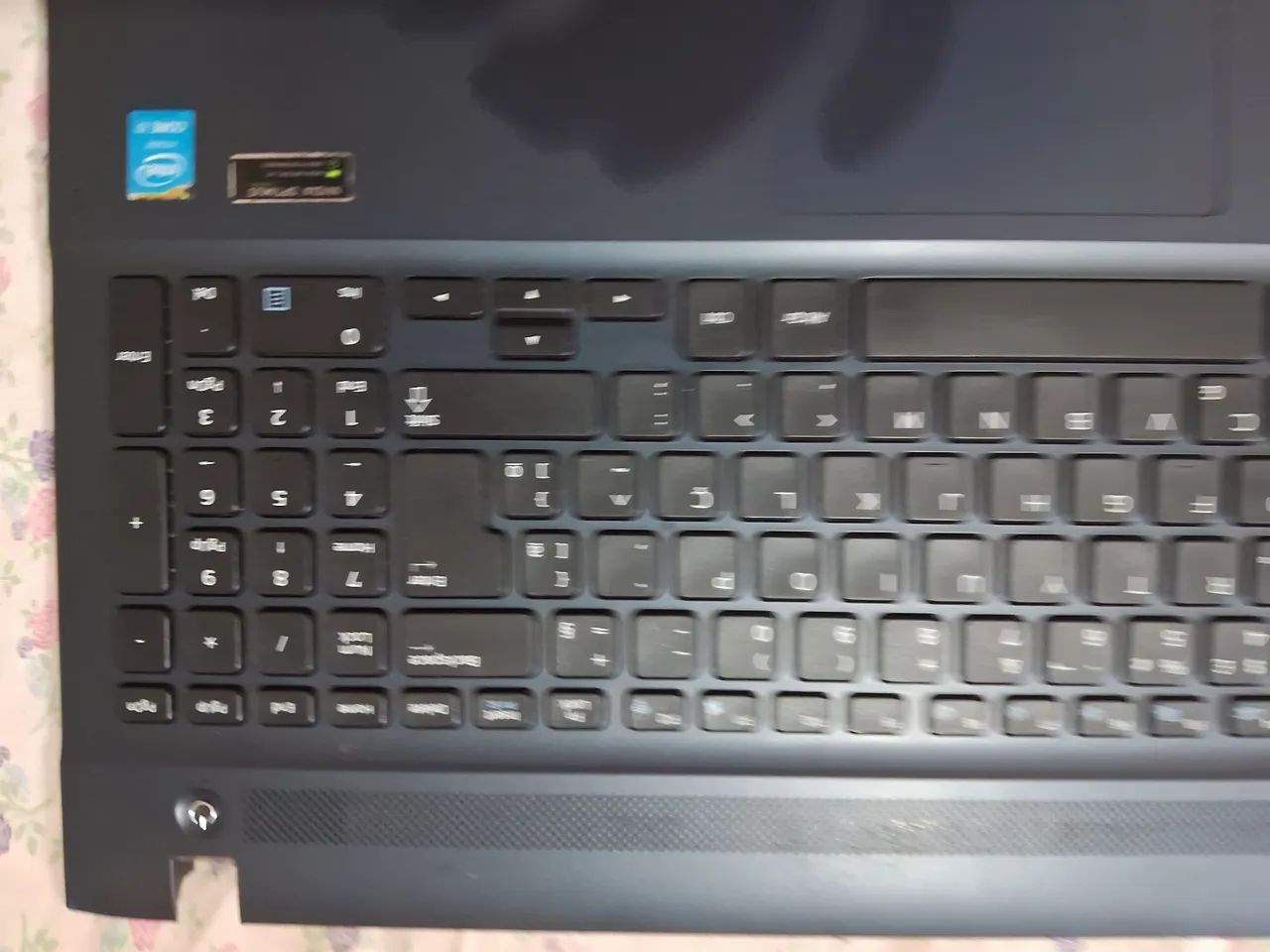 Teclado carcaça notebook 