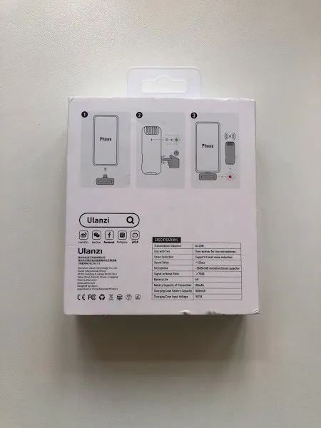 Microfone de lapela sem fio Ulanzi J12  - Foto 3