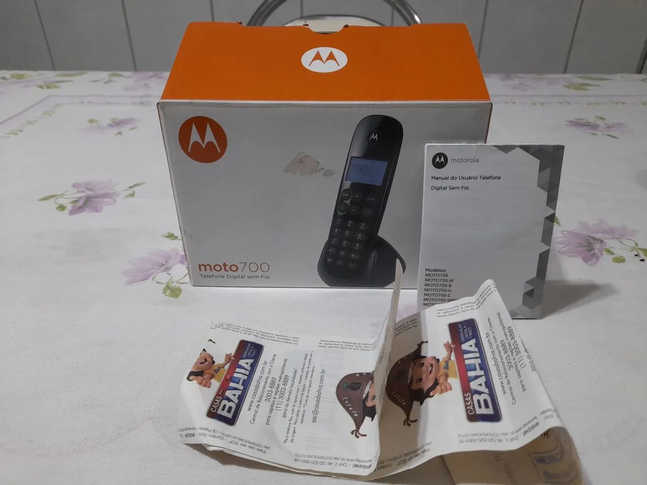Telefone sem fio Motorola 
