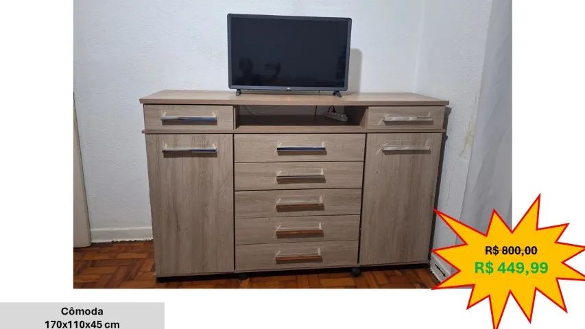 Cômoda 170x110x45 cm 