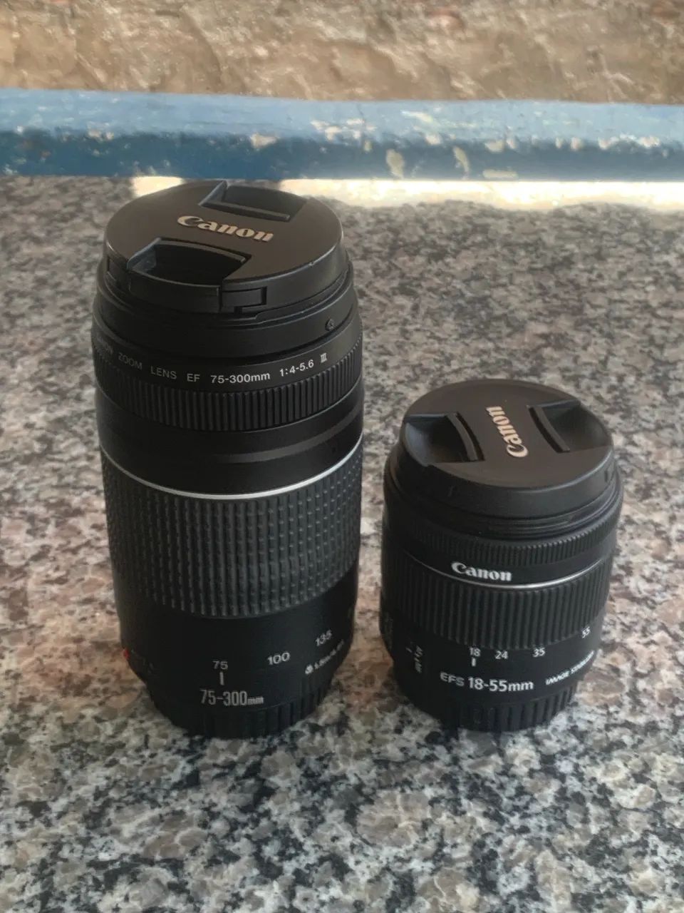 Lente Cânon 75 300mm 