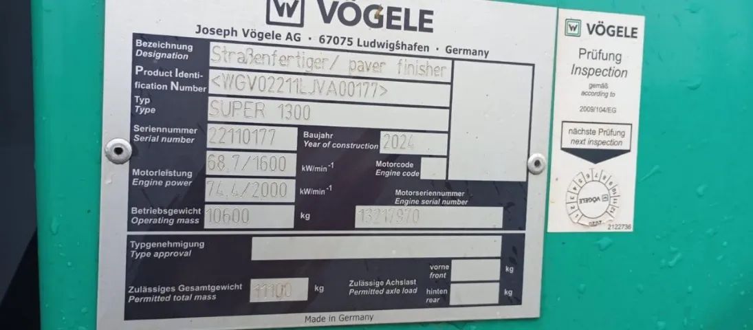 vibroacabadora de asfalto Vögele SUPER 1300 - Foto 3