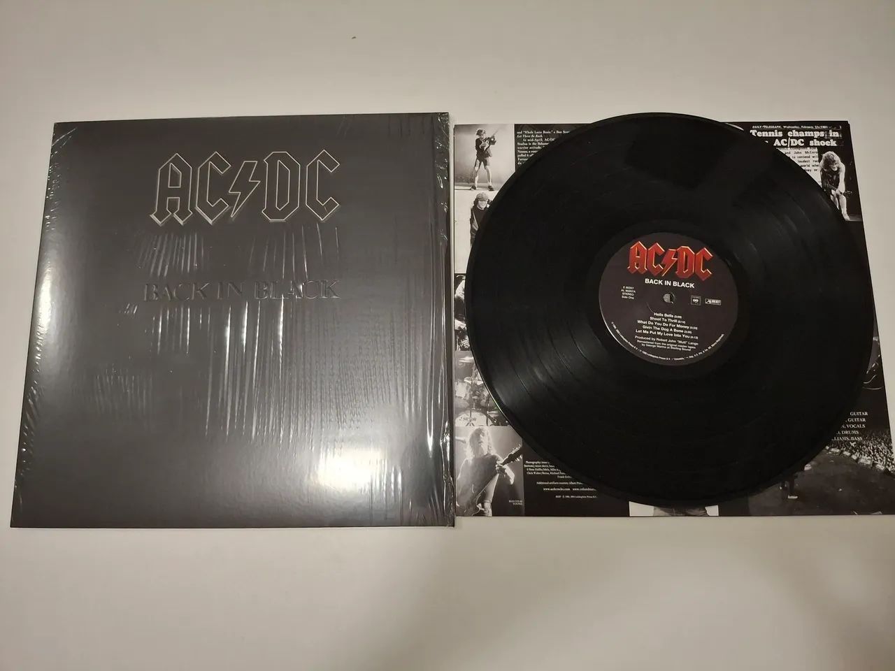 LP AC/DC Back in Black Importado Zerado