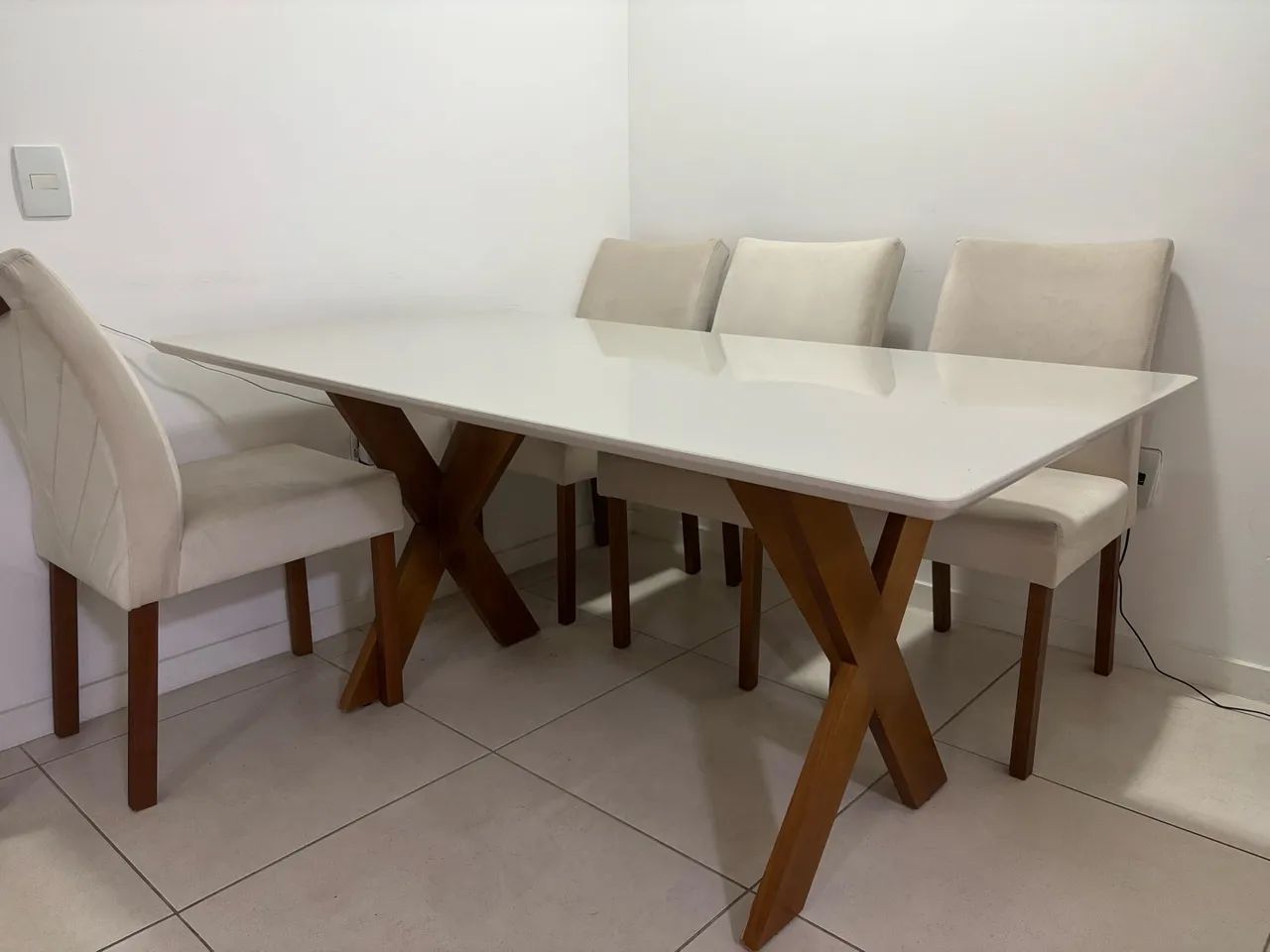 Mesa de jantar com 6 cadeiras - imperdível / ACEITO PROPOSTA - Foto 5