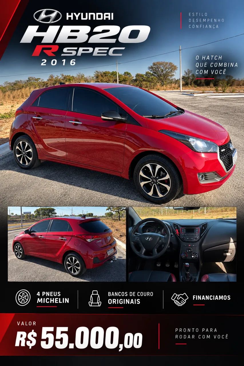 Hyundai Hb20 HB20 R spec 1.6 Flex 16V Mec. 2016