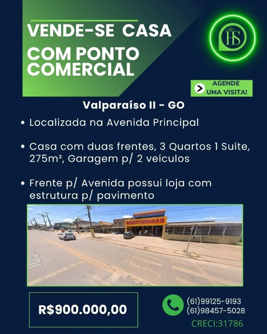 Vende-se Casa com Ponto Comercial Valparaíso GO