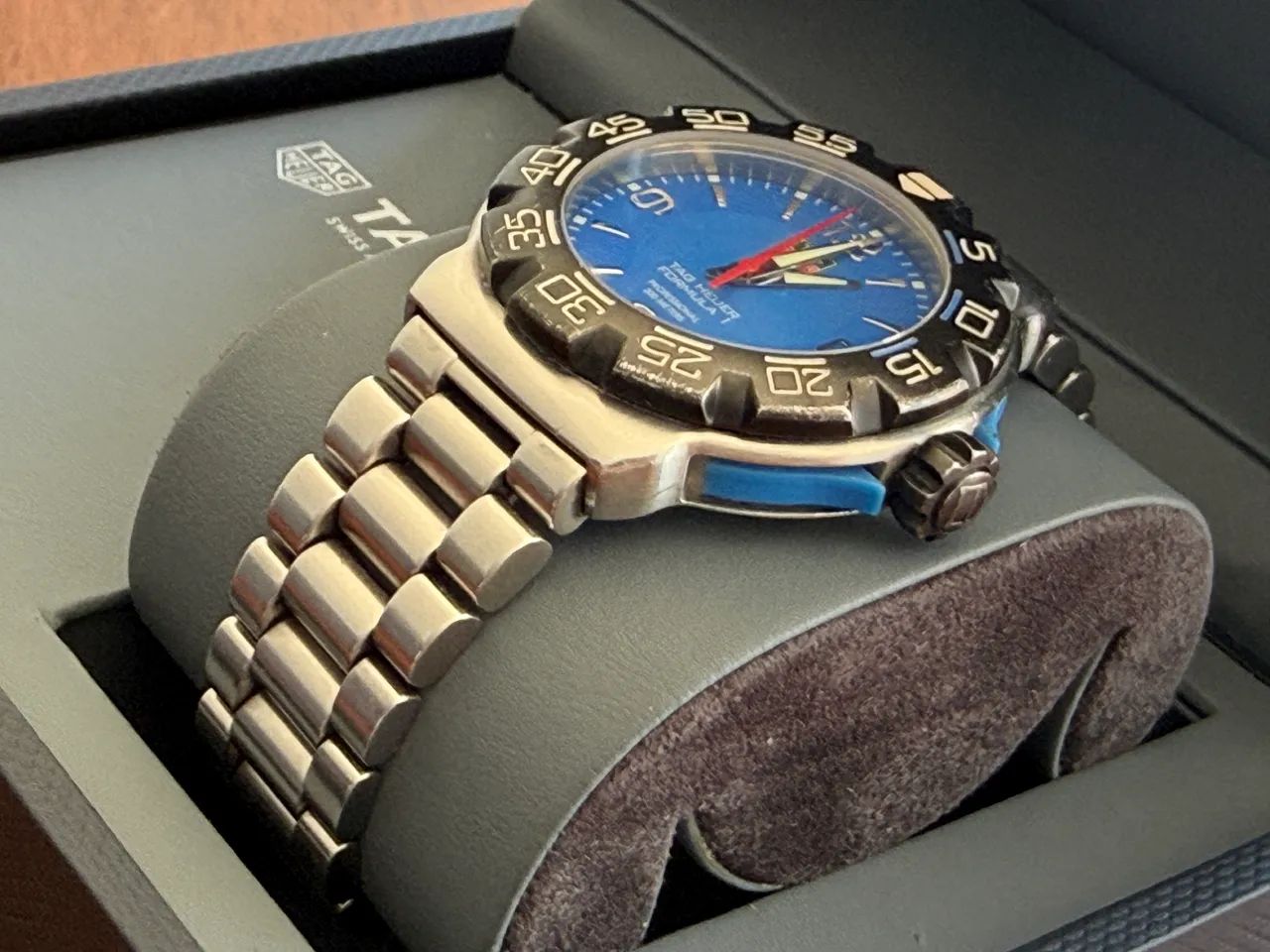 RELÓGIO TAG HEUER FÓRMULA 1 MOSTRADOR AZUL - Foto 5