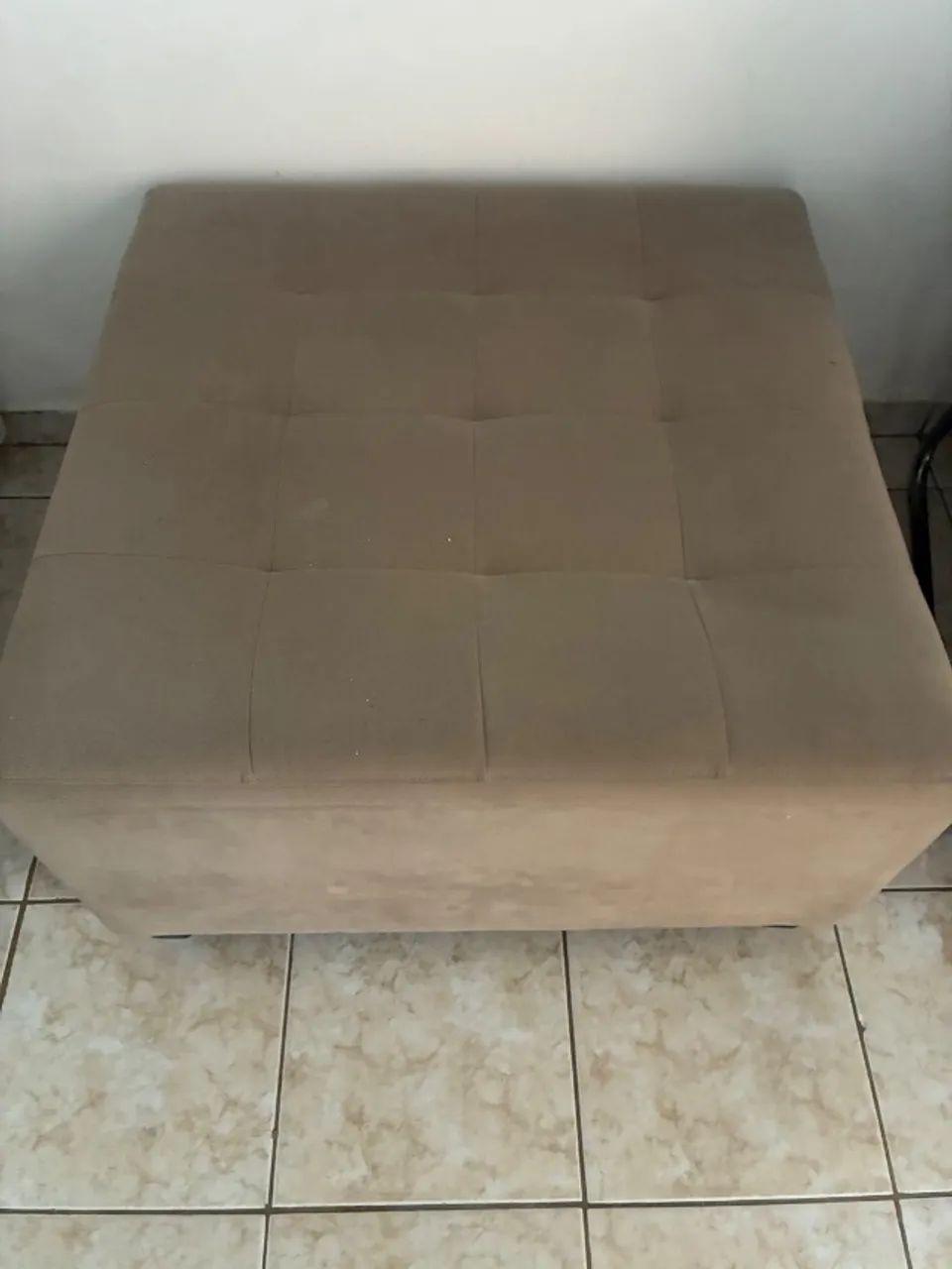 Conjunto de sofá e puff  - Foto 3