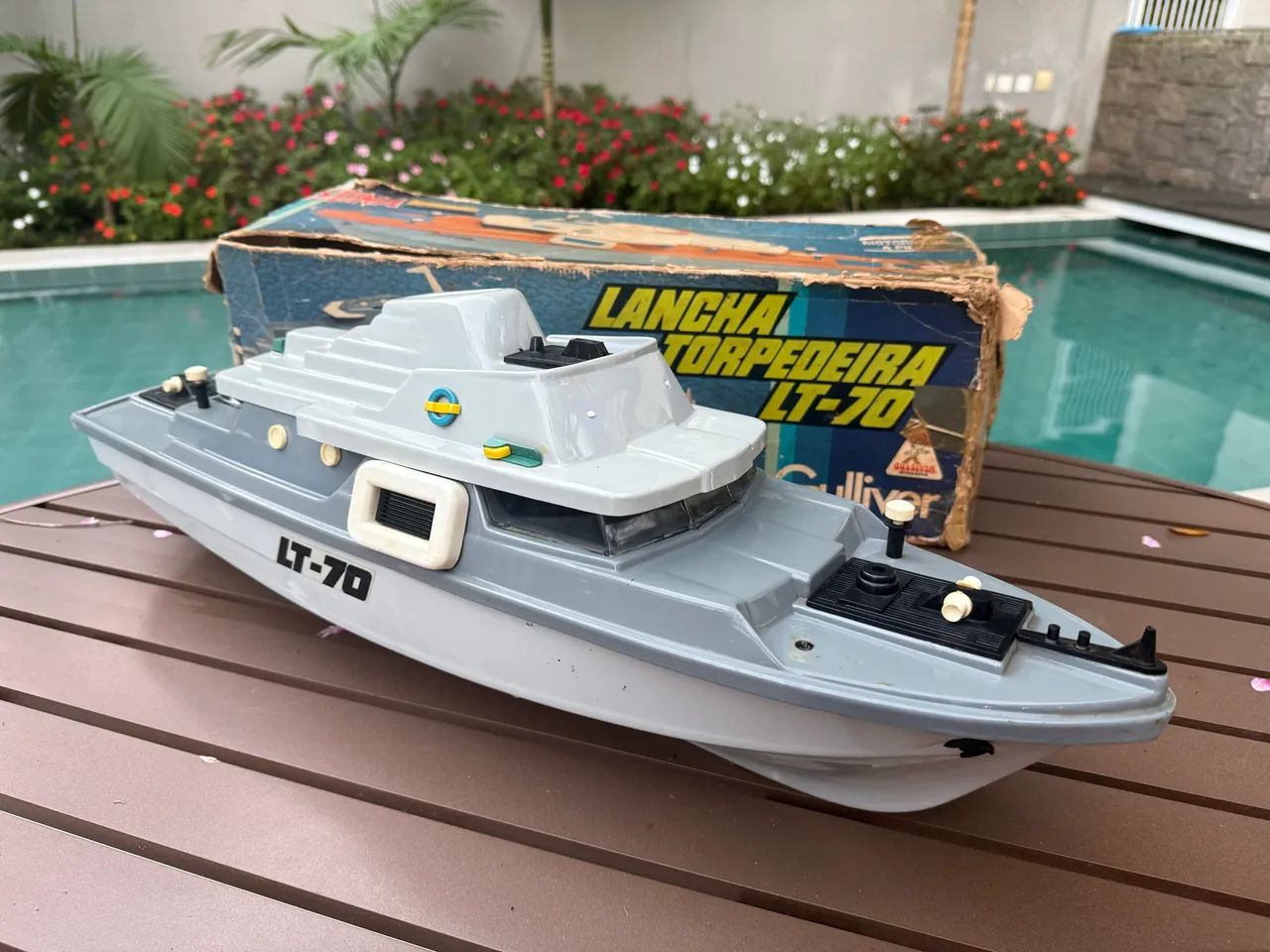 Lancha Torpedeira Lt70 Gulliver - Com caixa.