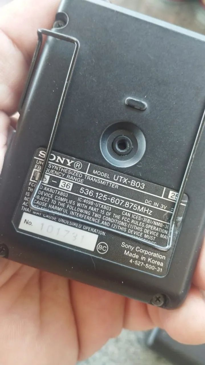 Microfone sem fio lapela sony  - Foto 4