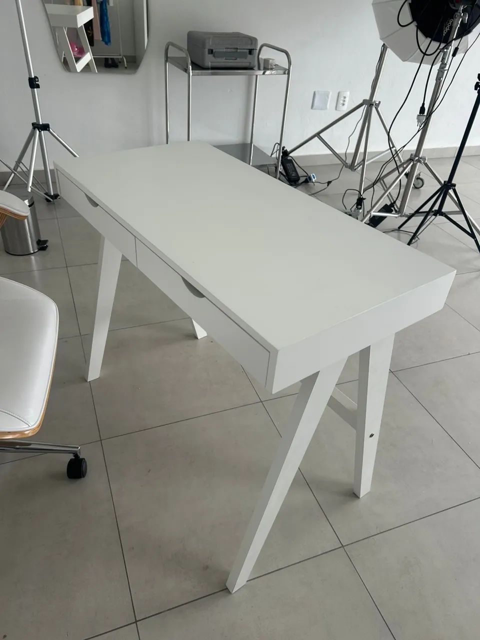 ESCRIVANINHA / MESA DE ESCRITÓRIO BRANCA