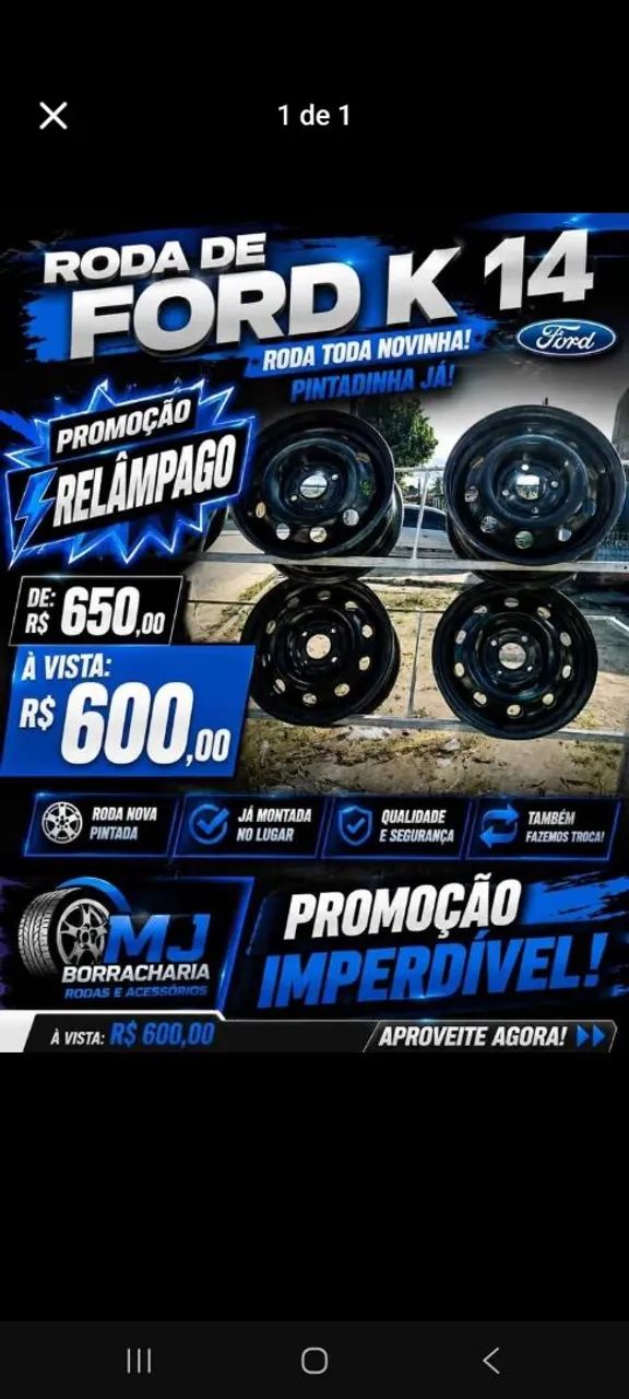 4 roda 14 Ford ka