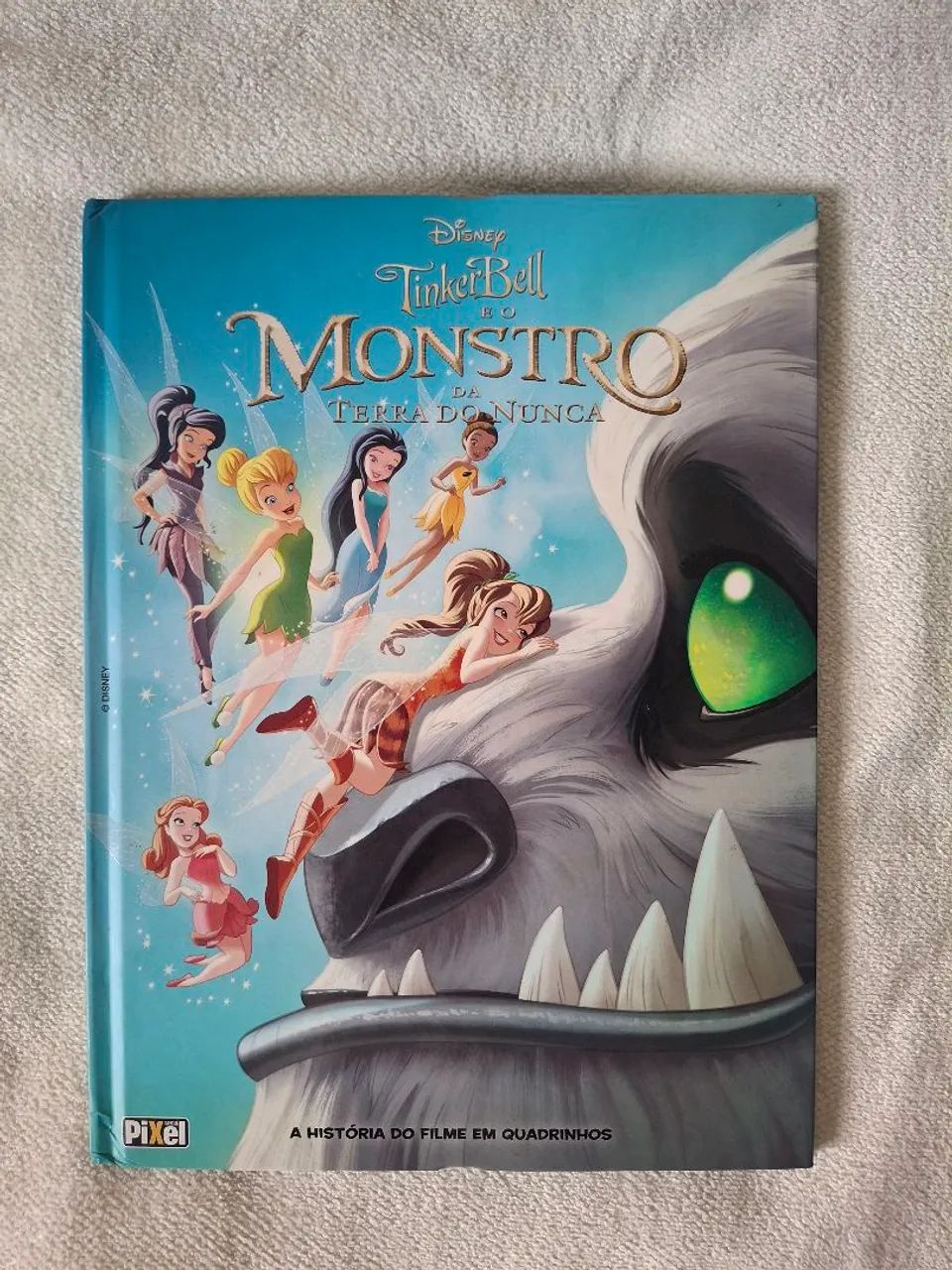 Tinker Bell e o monstro da terra do nunca livro