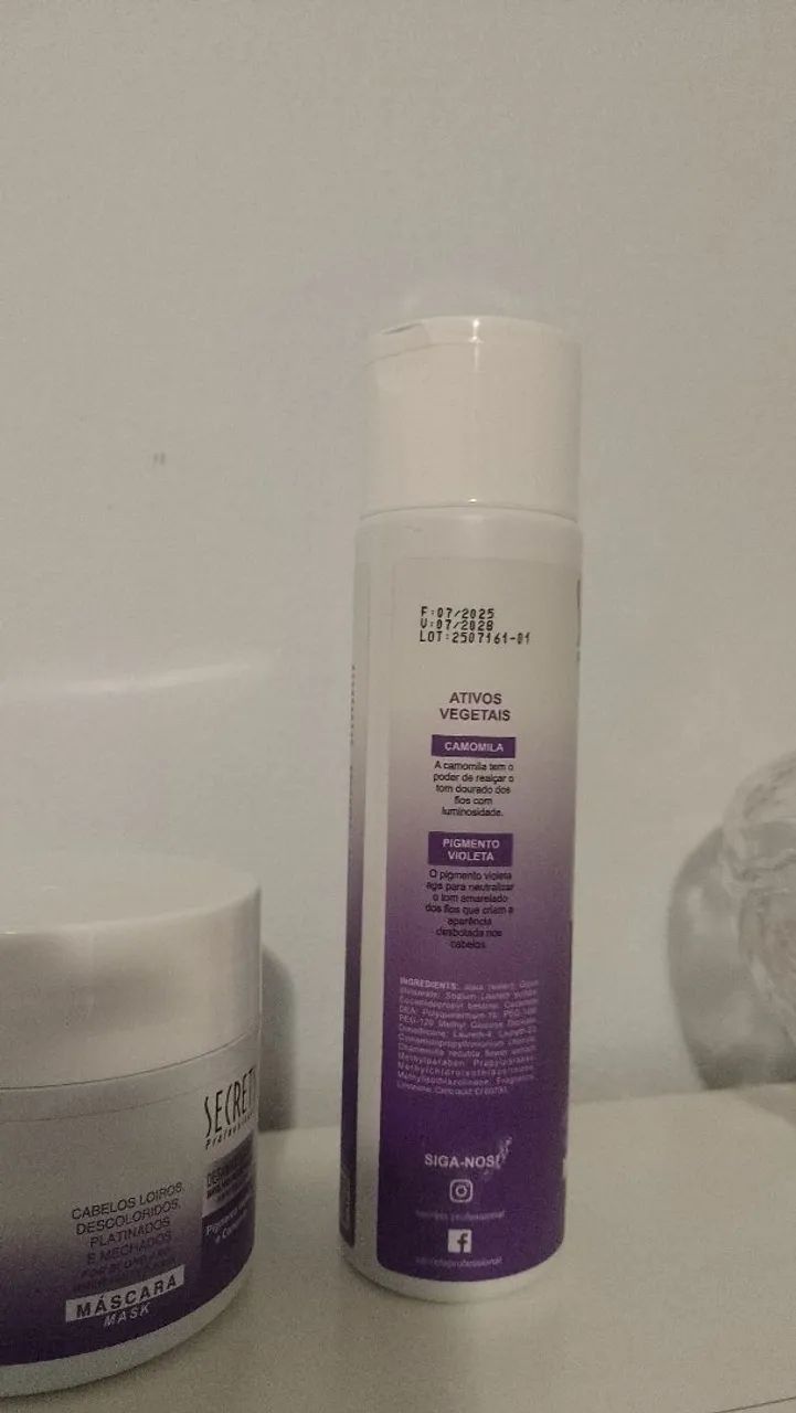 Shampoo e Máscara desamareladora - Foto 3