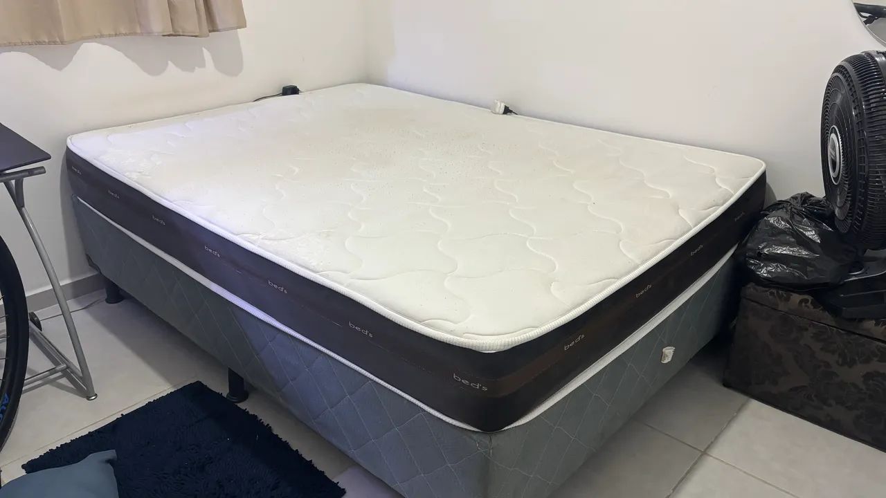 Cama Box casal com colchão  - Foto 2
