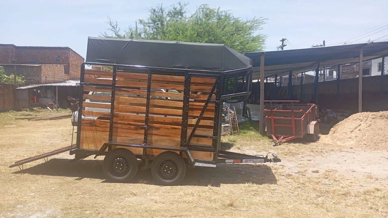 Carrocinha para carro, para carregar Cavalos  - Foto 2