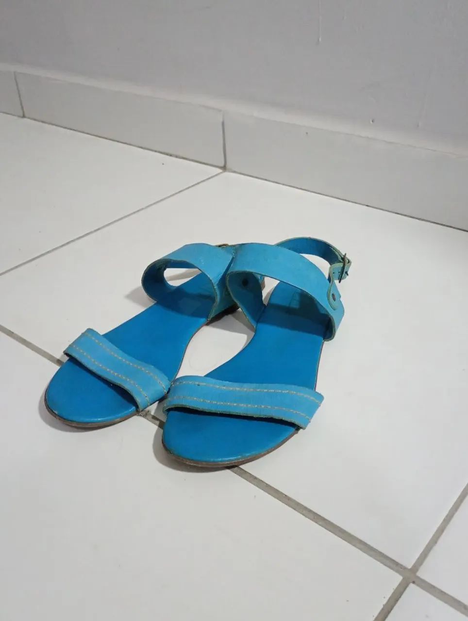 Rasteirinha zap azul tam. 35