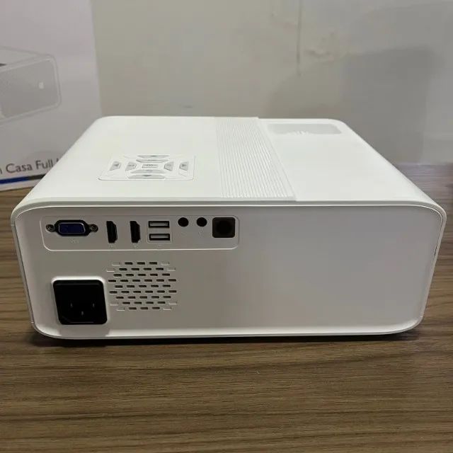 Projetor Wzatco C5A 6000 Lumens Com Android Espelhamento Bluetooth USB HDMI VGA AV - Foto 5