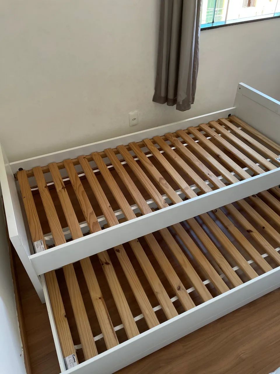 Cama solteiro Bicama branco - Foto 3