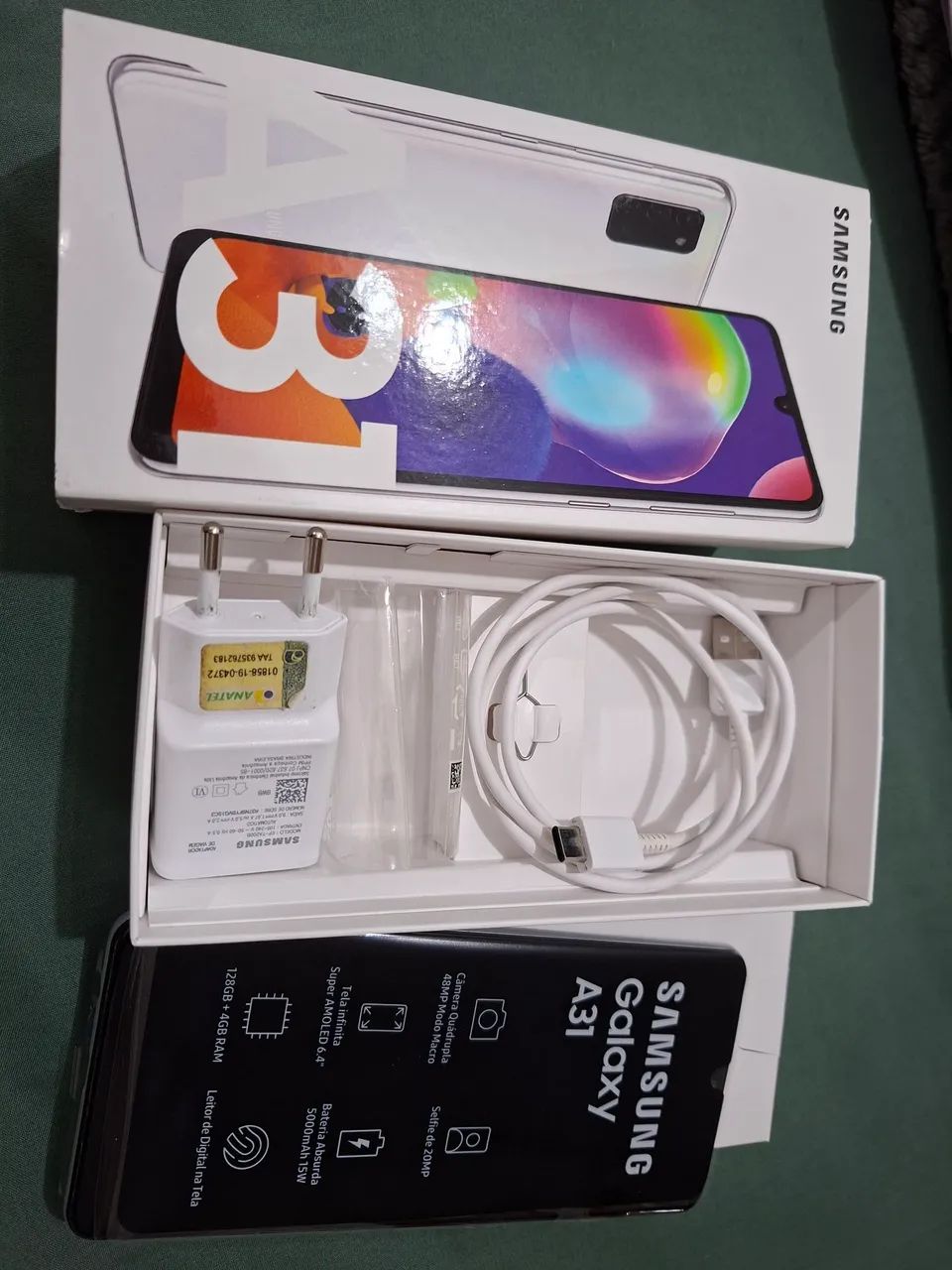 Samsung A31 original Branco 128gb - Foto 3