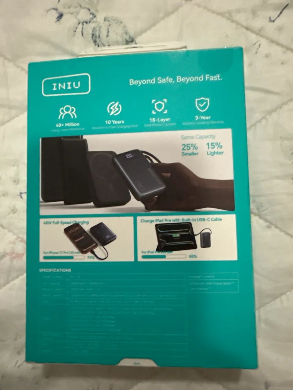 Power Bank Fast charging 20.000mAh - Foto 3