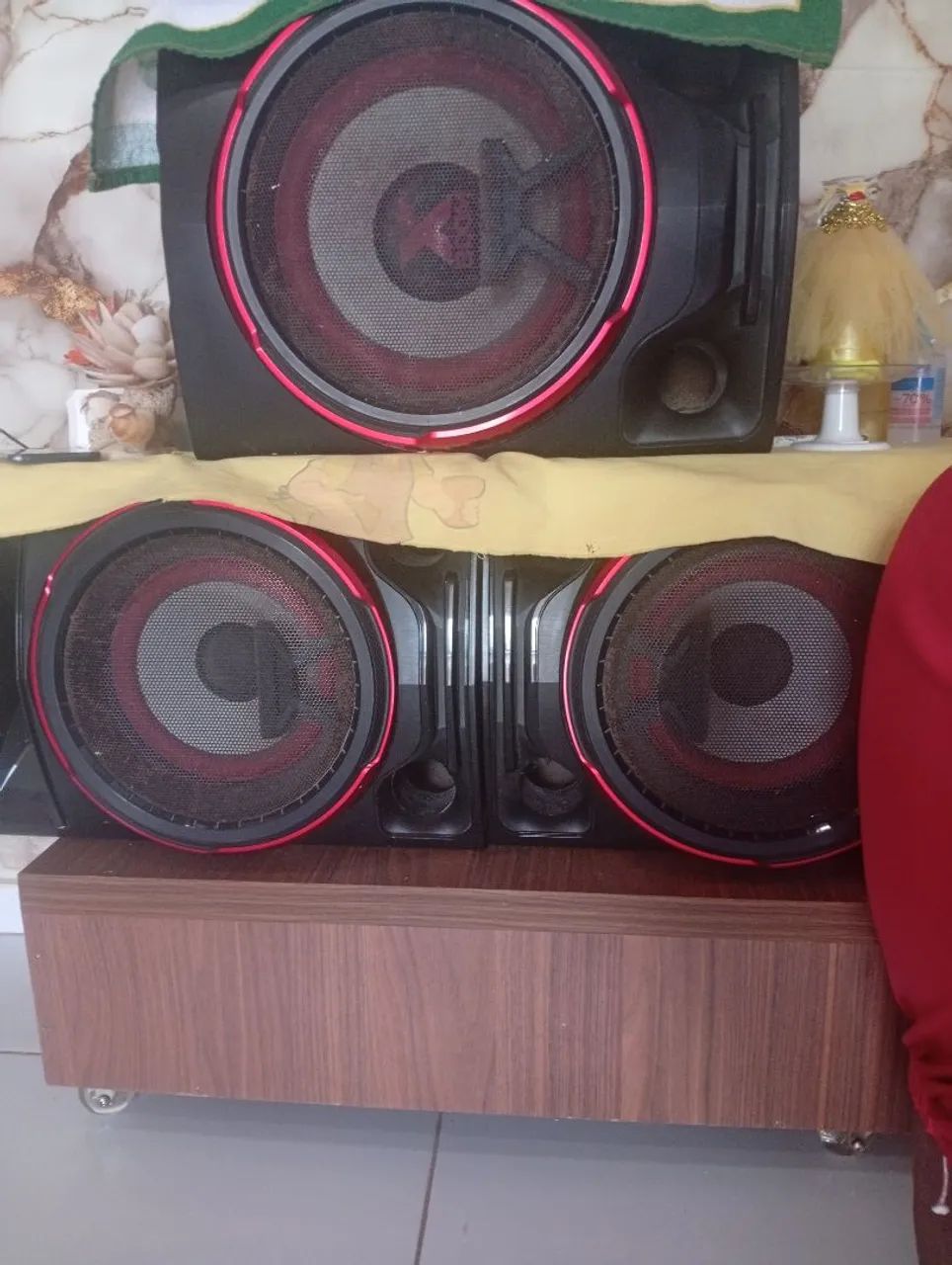 3 caixas LG Xboom 