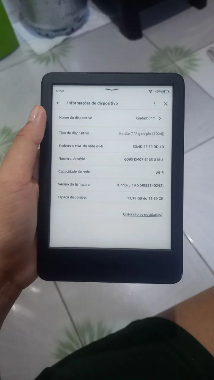 Kindle 11° geração (2024) - Foto 5