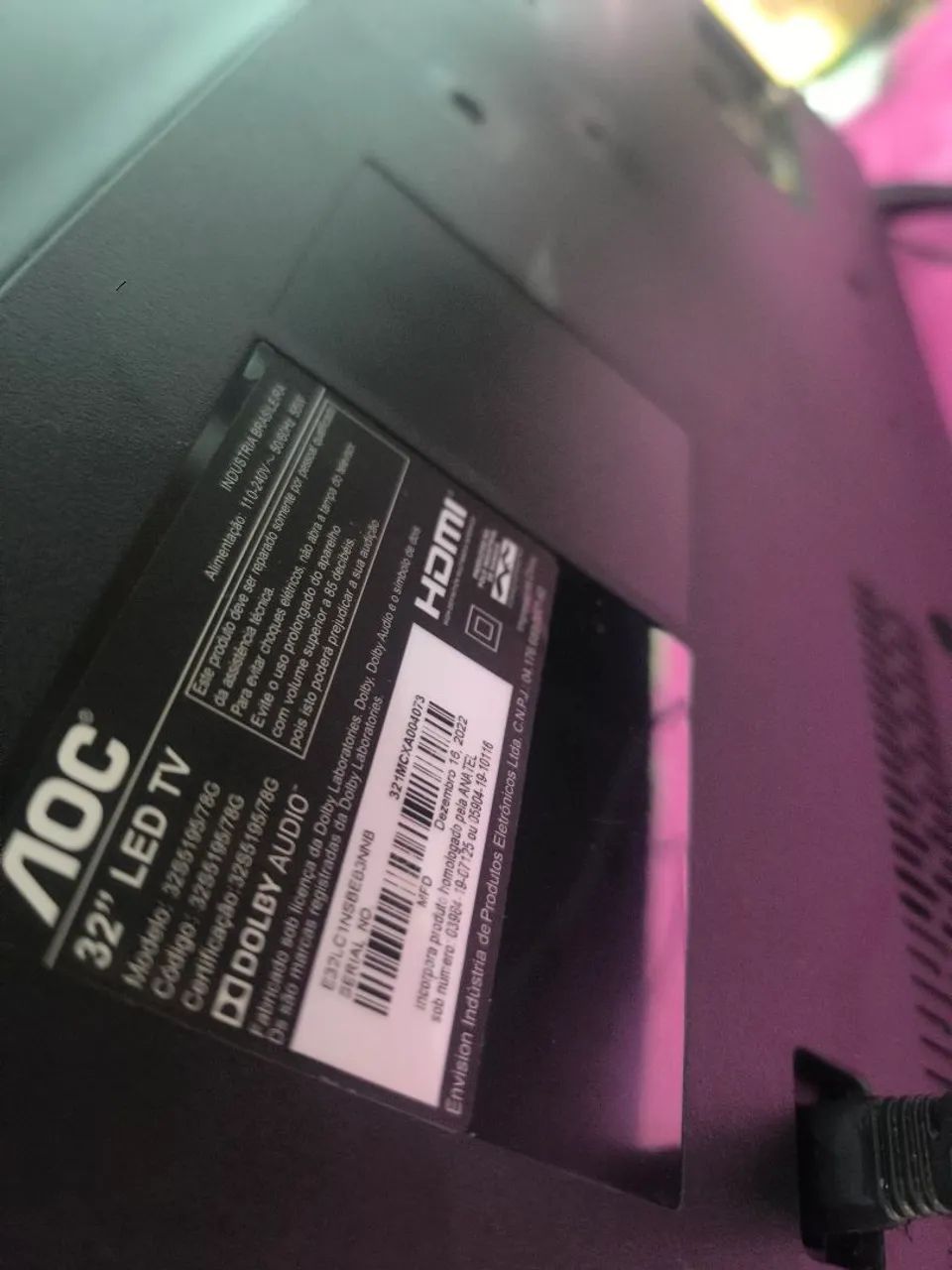 Tv AOC 32 polegadas smart Roku  - Foto 4