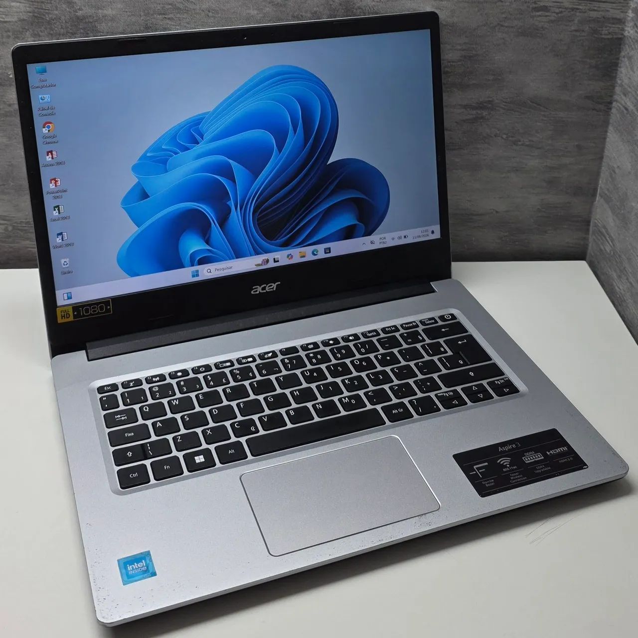 Notebook Intel Celeron 4gb ram/Ssd 128 gb - Foto 4