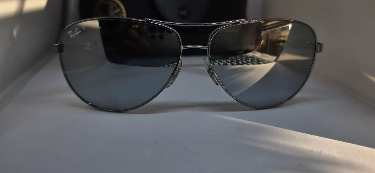 OCULOS RAY BAN AVIADOR ESPELHADO  - Foto 4