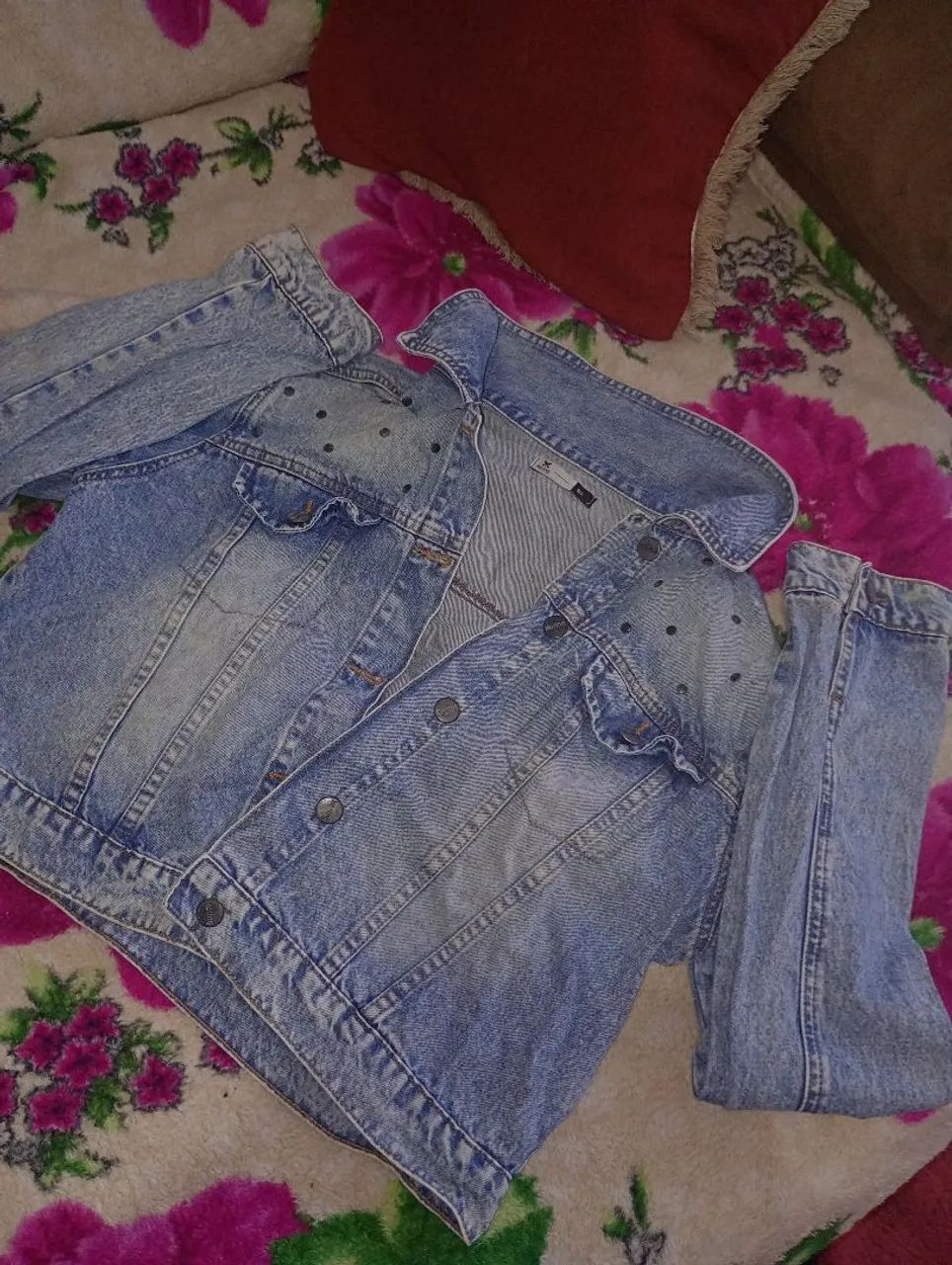 Jaqueta jeans feminina 